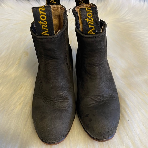 Antonio Hdez Black Leather Pull On Boots 10.5 - Picture 2 of 13